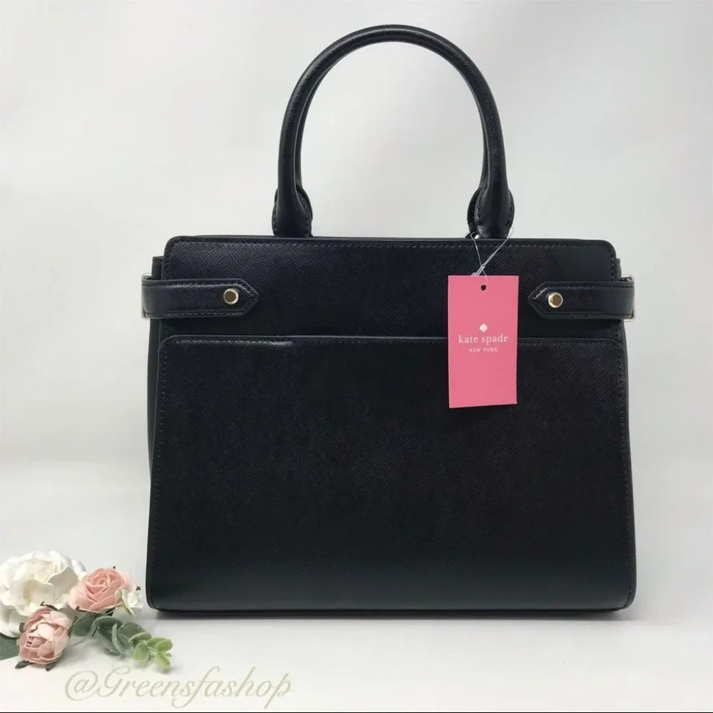 New Kate spade staci medium satchel handbag_5
